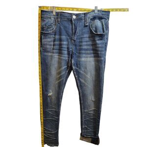 Smuggler's Moon Jeans Mens‎ Hand Crafted Designer Skinny Jeans Size W36xL32